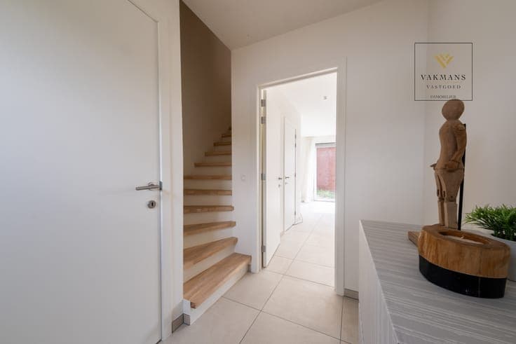 Volledig afgewerkte nieuwbouwwoning tot in de zolderkamer