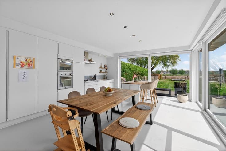 A modern semi-detached house between Gistel and Koekelare...