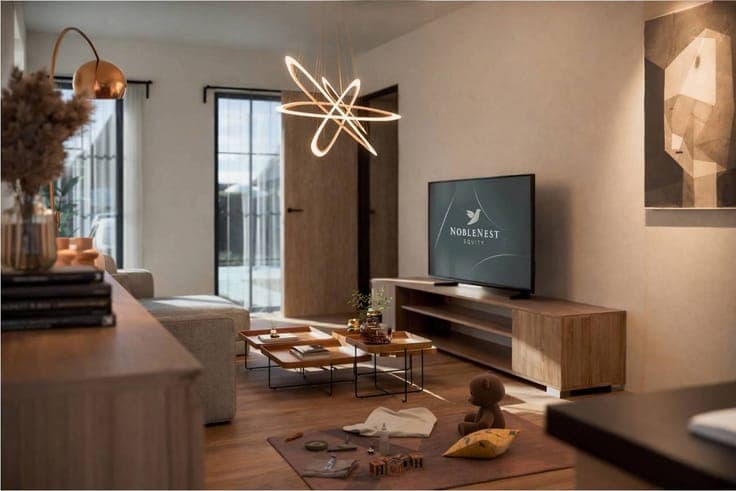 Energy-efficient new-build home with spacious garden