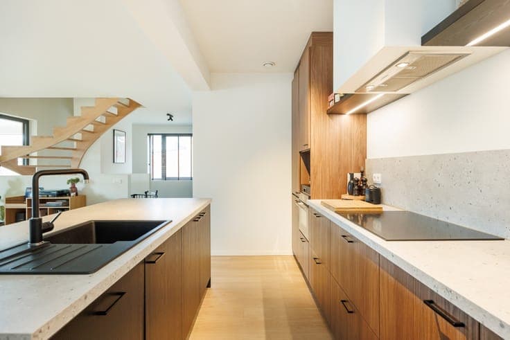 Moderne halfopen woning in het centrum van Wuustwezel