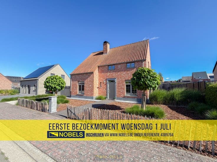 Te koop, Energiezuinige open bebouwing in rustige doodlop...