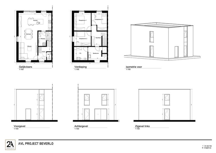 Nieuwbouwwoningen Veldstraat lot 1 en lot 2 3500 Hasselt