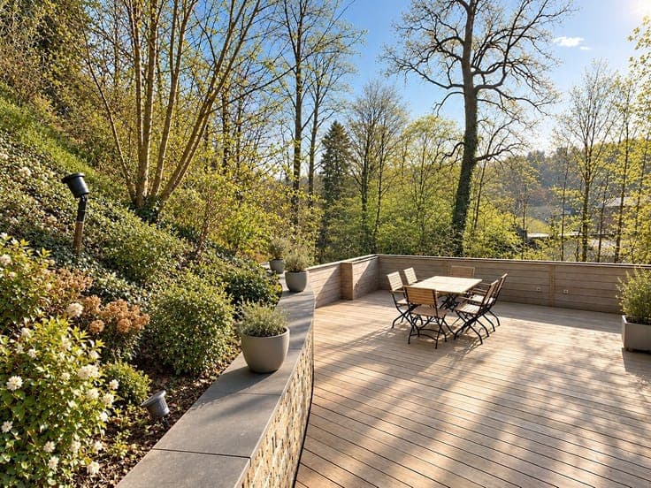 superb contemporary house in the hart of the village