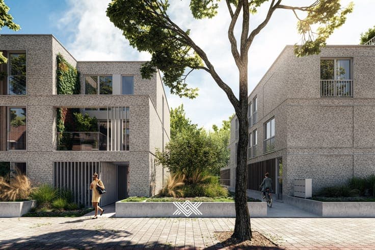 Nieuwbouwproject Rhodon in de groene rand van Gent