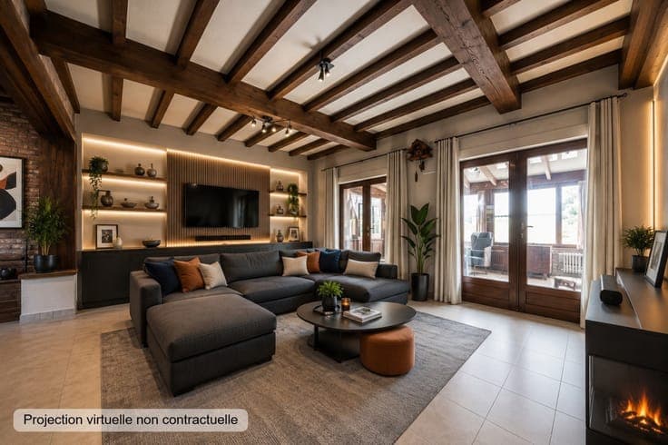 Spacieuse villa avec 5 chambres, véranda, garages et atelier