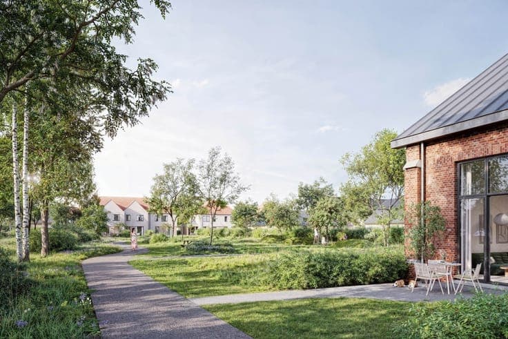Closed new-build house with garden - 6% VAT possible
