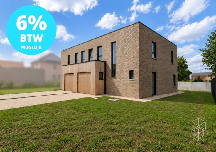 MODERNE HALFOPEN NIEUWBOUWWONING – AANKOOP AAN 6% BTW MOG...