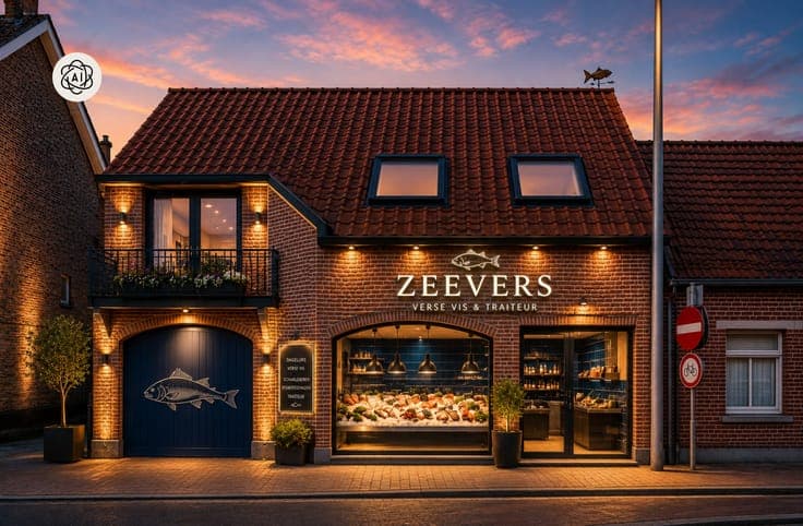 Takeover of fish shop with residence in central Berchem
