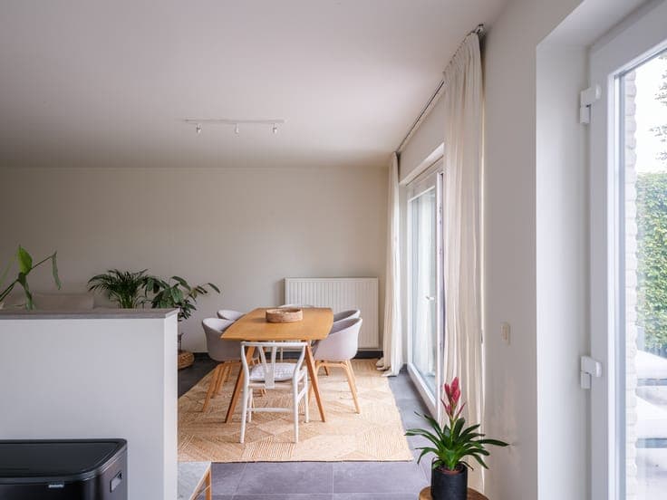 Moderne gezinswoning met 3 slaapkamers en zicht op groen ...