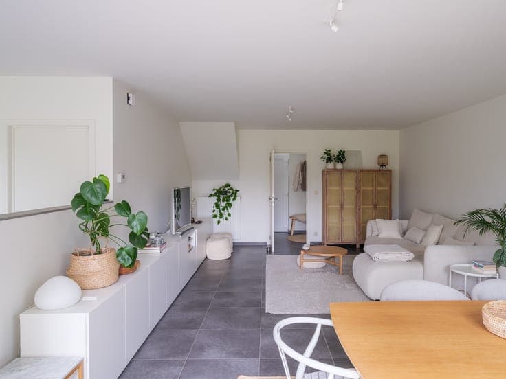 Moderne gezinswoning met 3 slaapkamers en zicht op groen ...