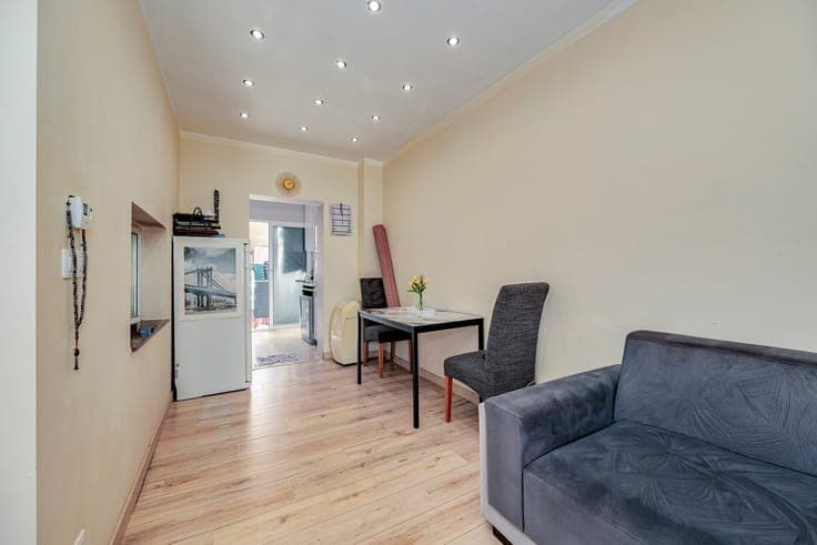 Retail space with apartment