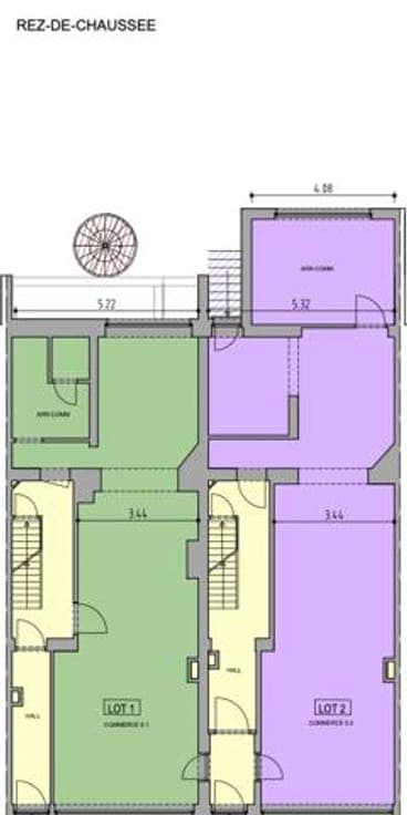 Investment property: 2 retail units + 6 apartments