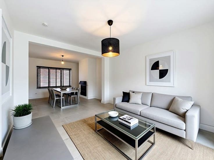 An energy-efficient and immaculately maintained house with a