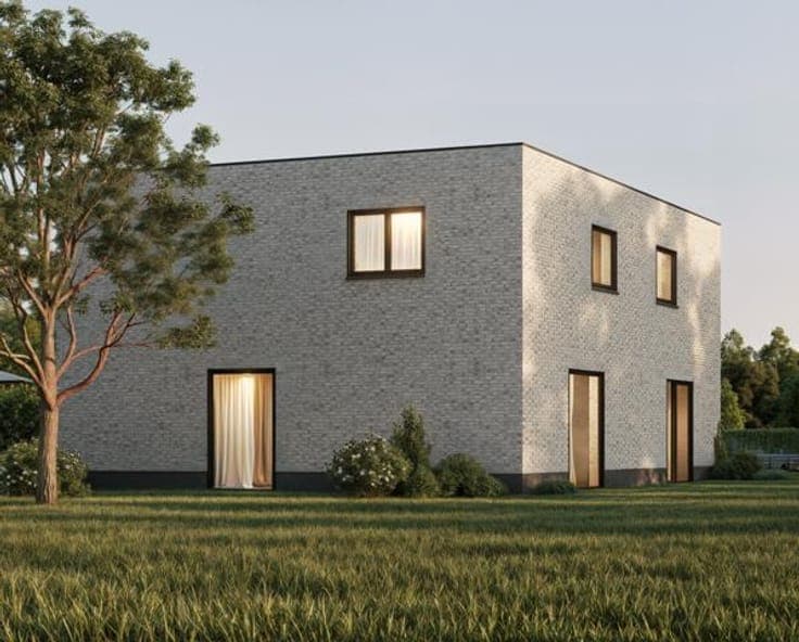 Nearly energyneutral new-build house with garden in Wetteren