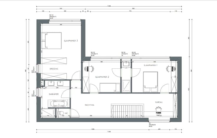 Nieuw te bouwen villa en bouwgrond in Houthulst