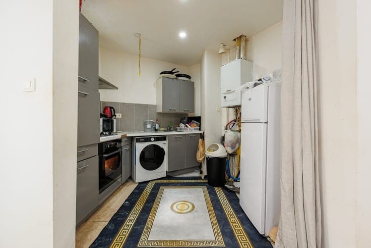 Retail space with apartment