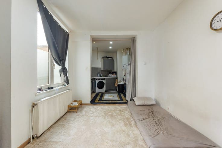 Retail space with apartment