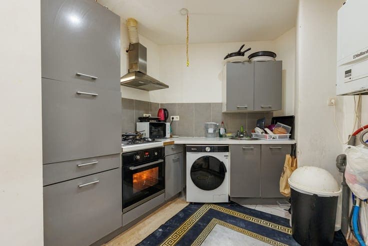 Retail space with apartment