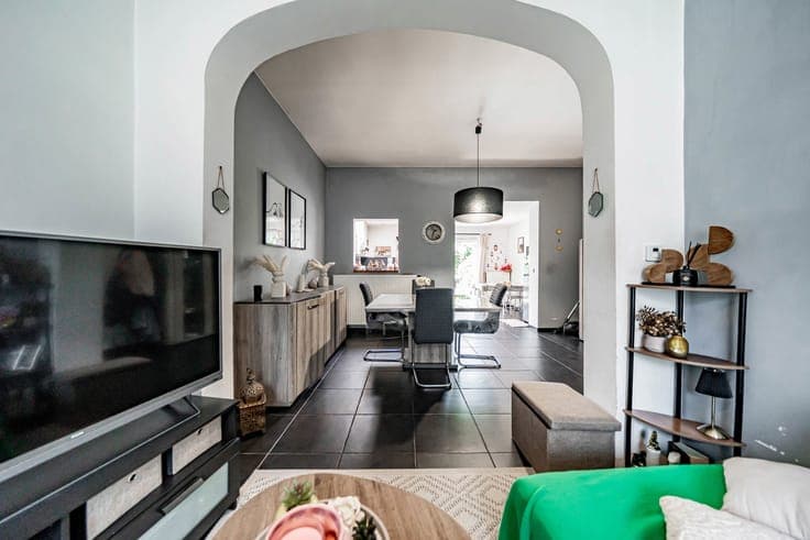 Renovated home with garden