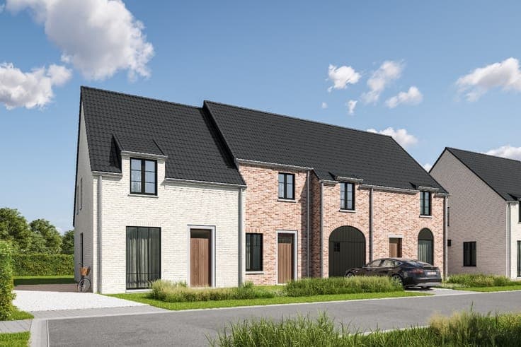 Landelijke nieuwbouwwoningen in Smeskeshof – Waregem
