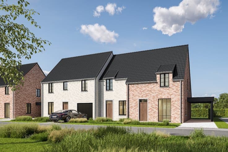 Landelijke nieuwbouwwoningen in Smeskeshof – Waregem