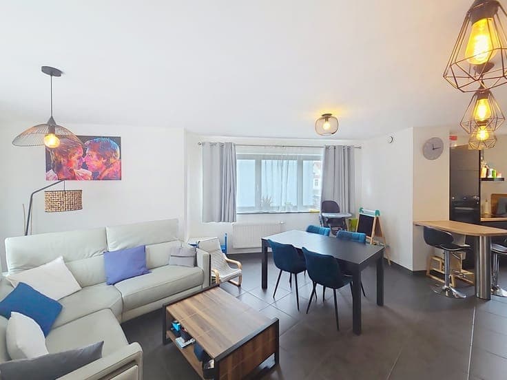 Very attractive recent semi-detached house with garden and g