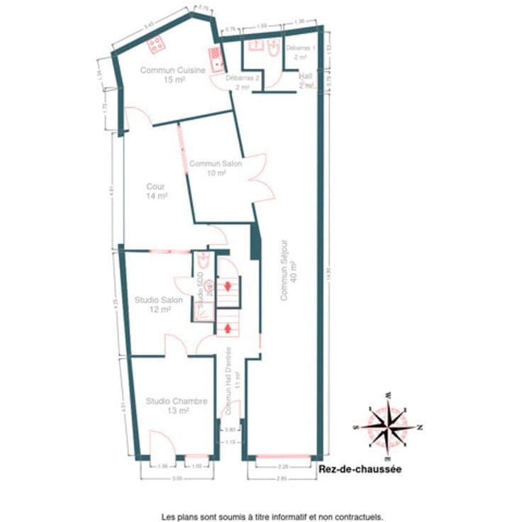 Turnkey shared accommodation building in Roture