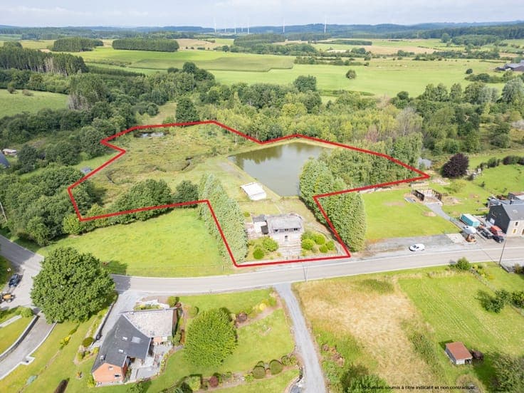 Detached house, 2 hectares with ponds, Bièvre