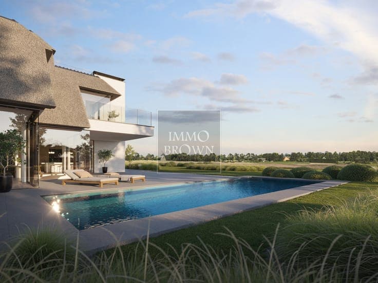 New-build villa for sale in Zoute Oosthoek with meadow views