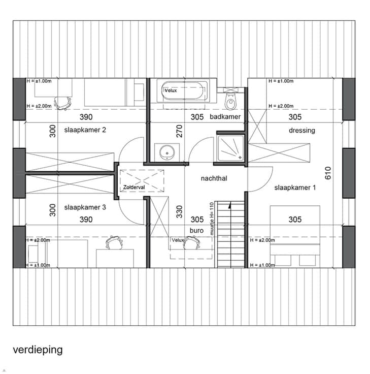 Nieuw te bouwen open bebouwing te Oostrozebeke