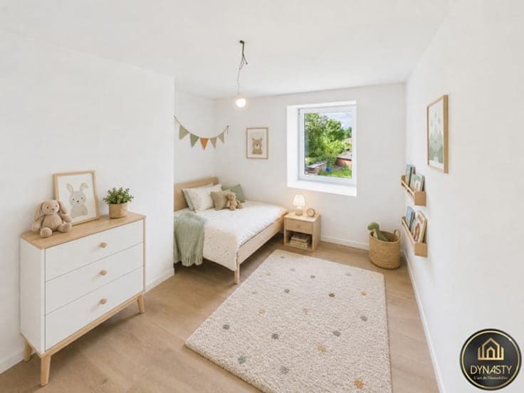 Renovated detached house with 3 bedrooms and adjoining barn