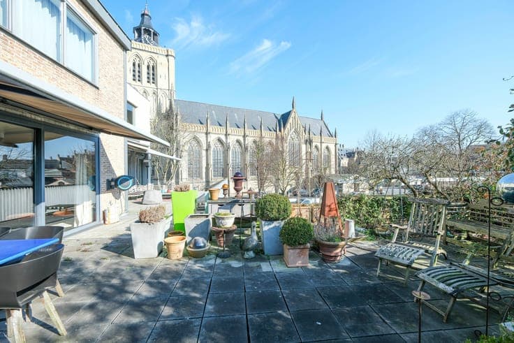 Heel ruime stadswoning met kantoren en tuin