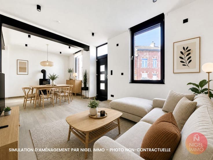 4 façades, 2 CH, garages, remis à neuf, terrasse, jardin.