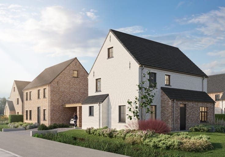 Charmante nieuwbouwvilla’s te koop in landelijk Astene