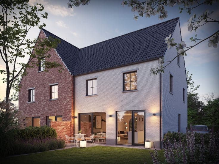 Landelijke nieuwbouw te bouwen woning Houthulst