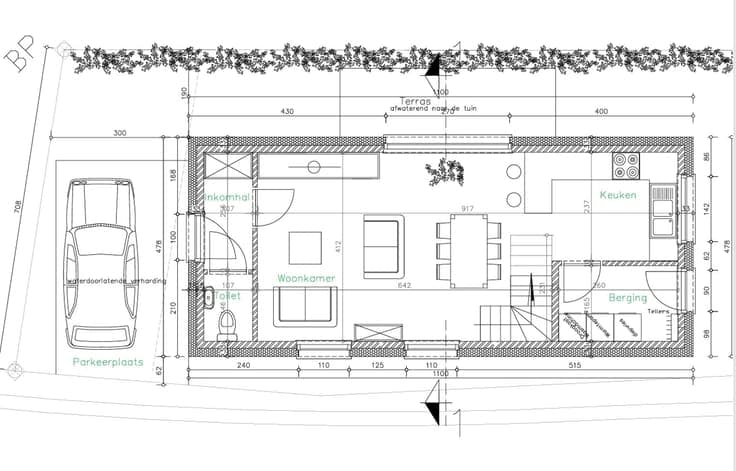 Newly built open development for sale