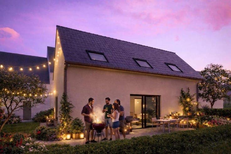 Newly built open development for sale