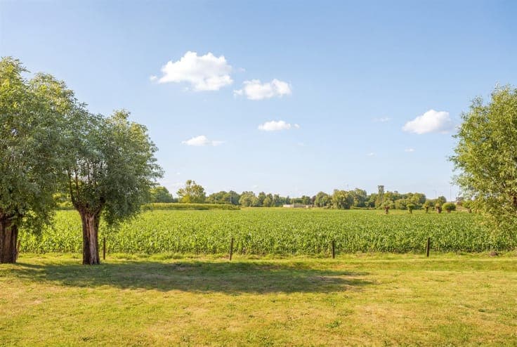 Great villa with an outbuilding and a garden offering a beau