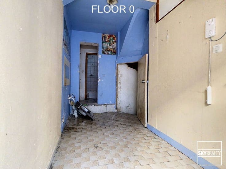 5-story bldg of 90 m² – Permit granted for 3 stud. accom.