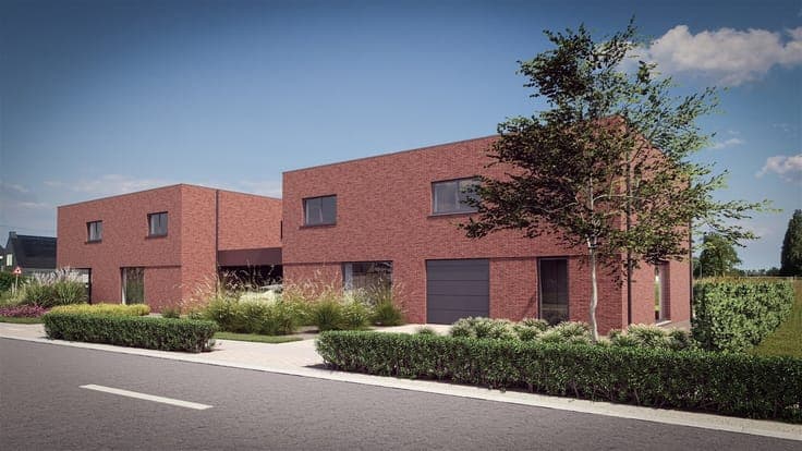 STIJLVOLLE MODERNE NIEUWBOUW MET GARAGE