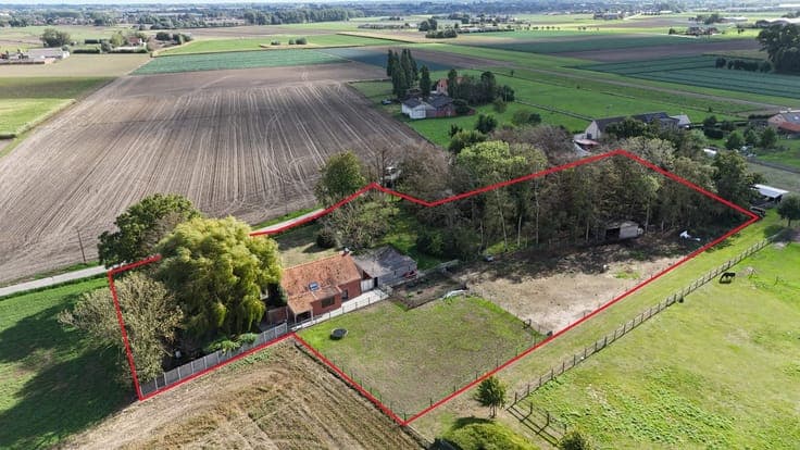 Unieke eigendom op rustige ligging, > 6 000 m², met weide