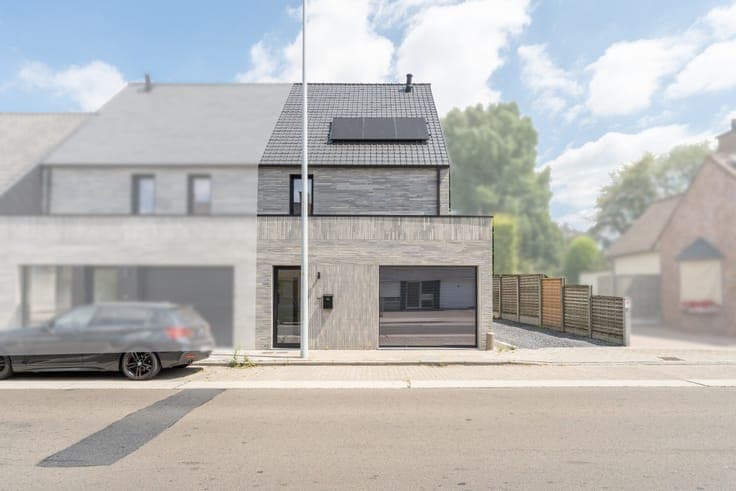 Energy-efficient semi-detached home