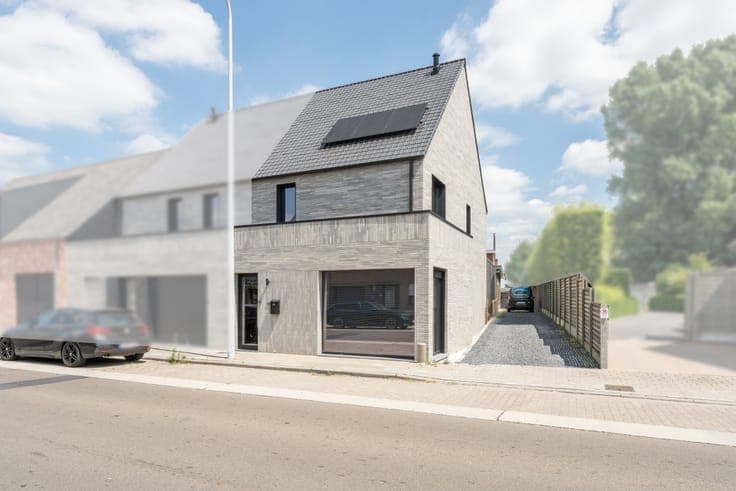 Energy-efficient semi-detached home