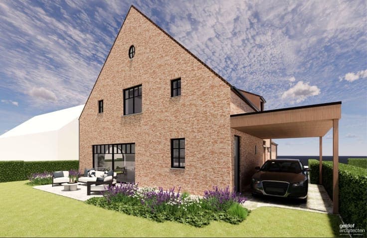 Prachtige BEN-nieuwbouwvilla in landelijke stijl te Gits