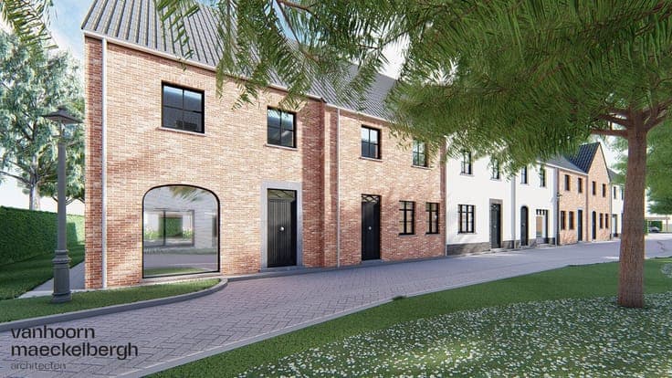 Energiezuinige nieuwbouwwoning in het centrum van Harelbeke