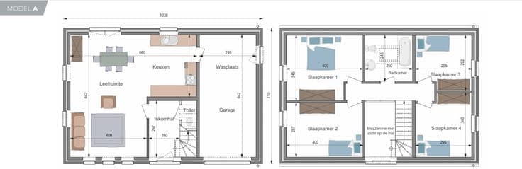 Newly built house with 4 bedrooms