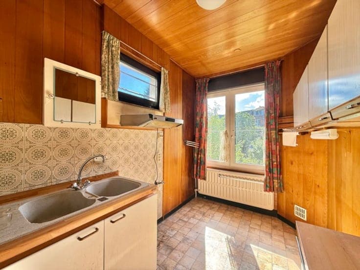 AUDERGHEM - HOUSE : 2 BEDROOMS, +/- 112M² + GARDEN + GARAGE