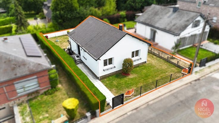 Bungalow, jardin, élec. conforme, panneaux photov., PEB : D.