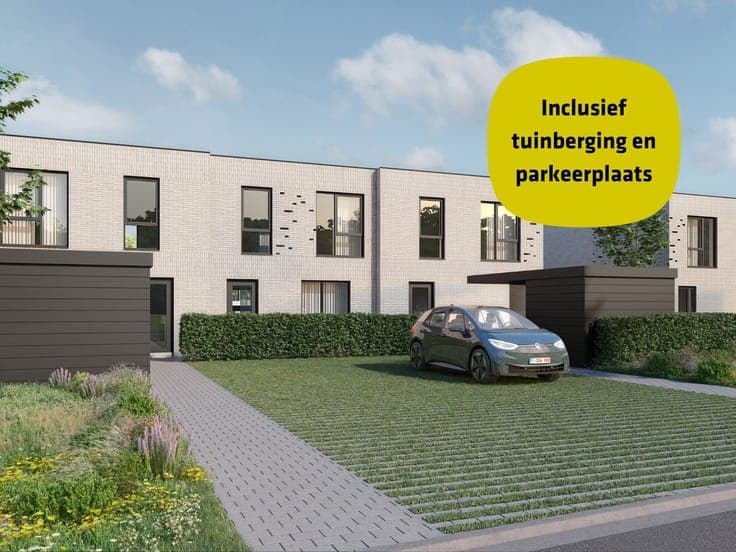 Energiezuinige halfopen woning met 3 slpks
