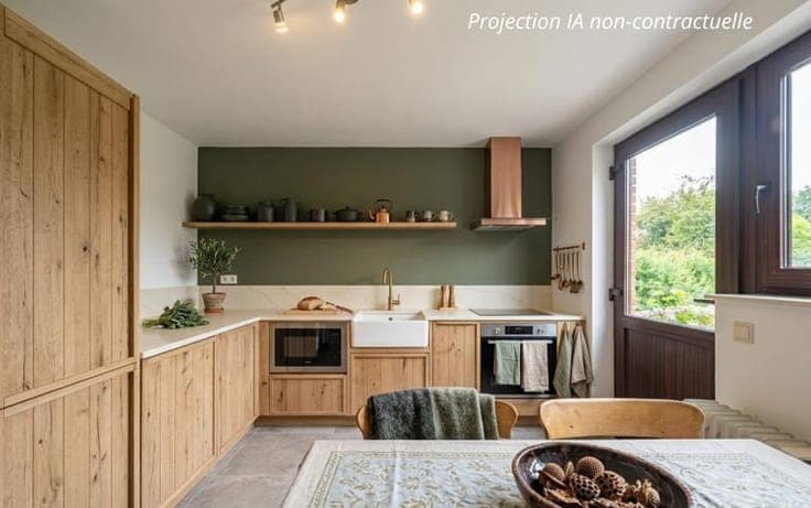 Detached house in Léglise with building plot